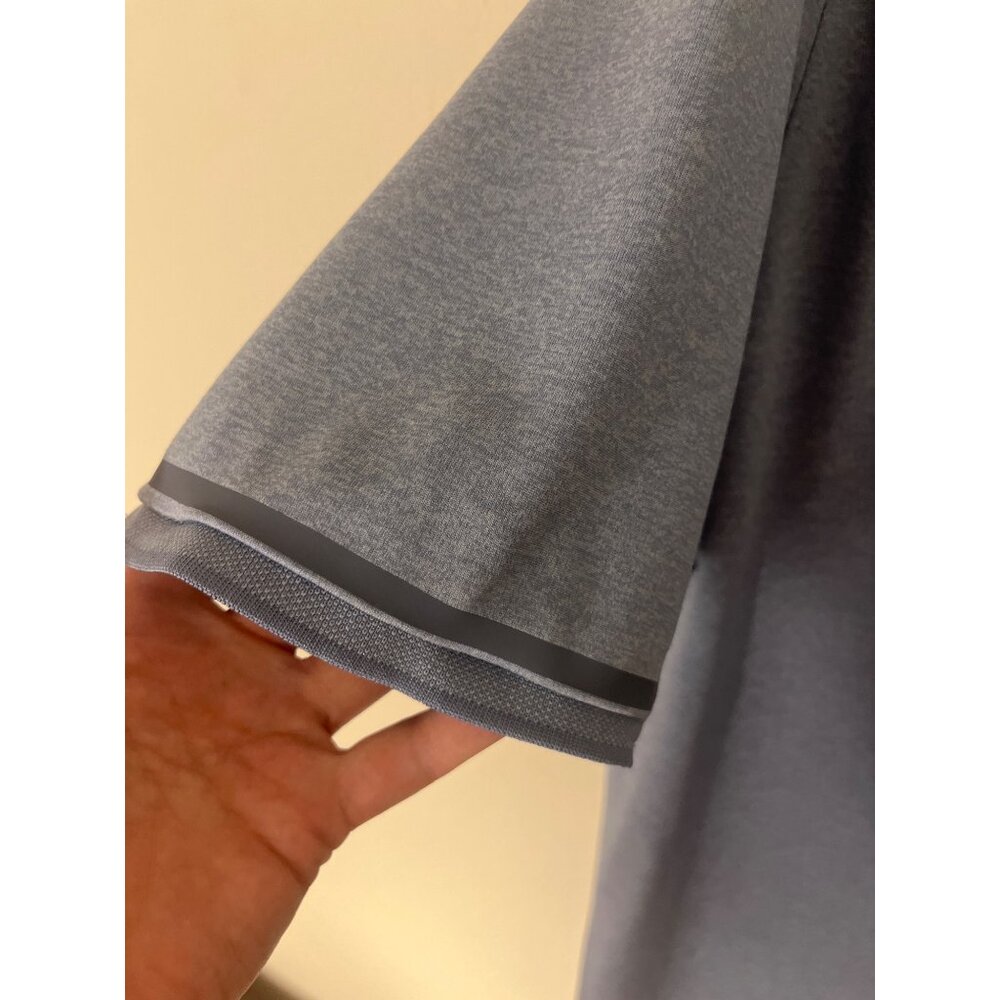 Eddie Bauer FreeDry Blue Polo Shirt Short Sleeve Lightweight Moisture-Wicking - Picture 5 of 8